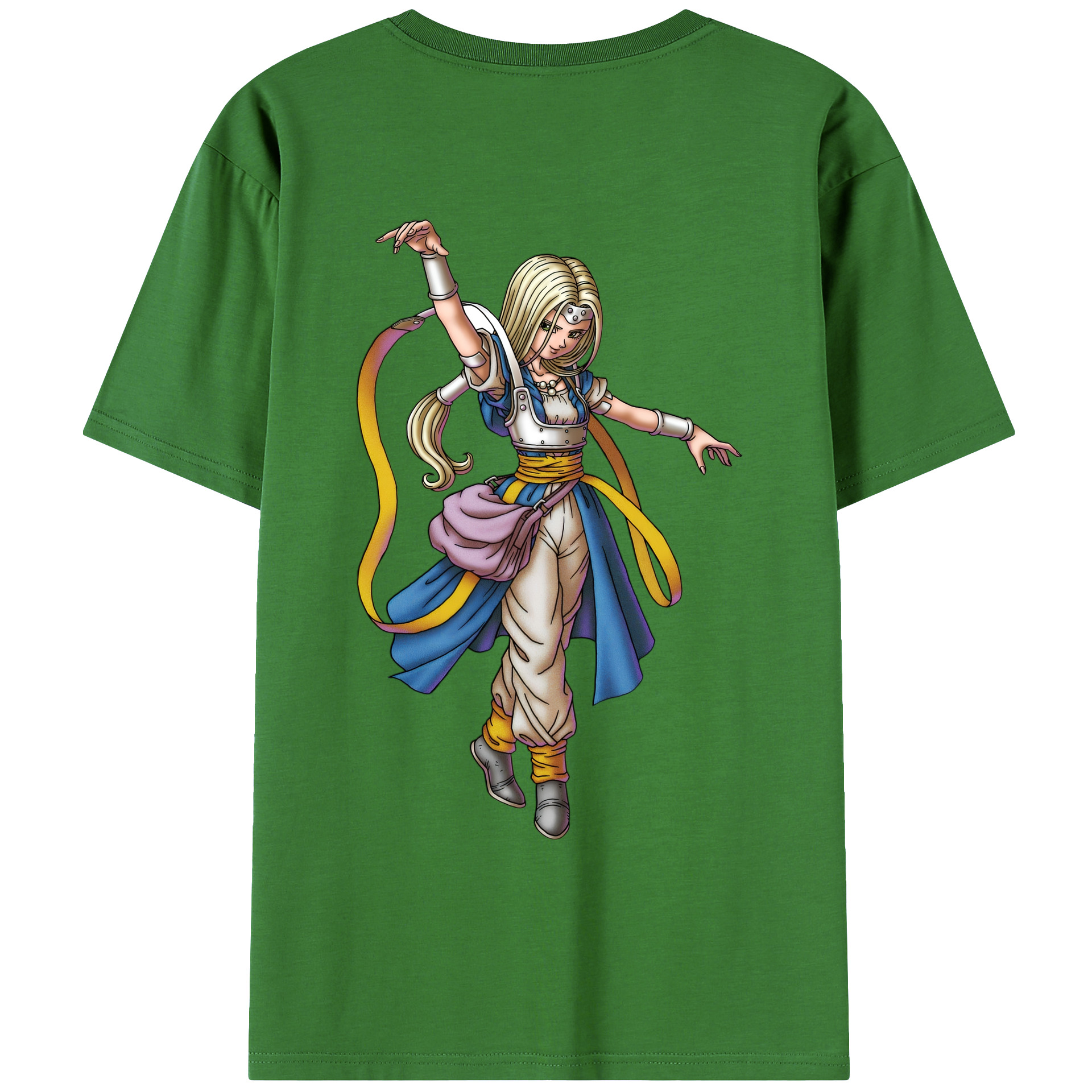 （画像用） ドラゴンクエスト Doragon Kuesuto Dragon Quest レディース半袖Tシャツ(バックプリント)